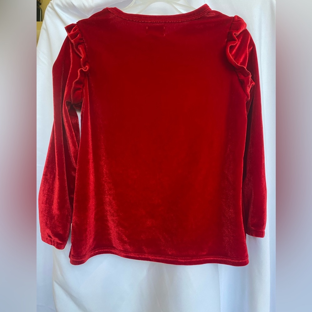 BCBGirls Red Velvet Holiday Tunic Size 4T - Picture 11 of 11